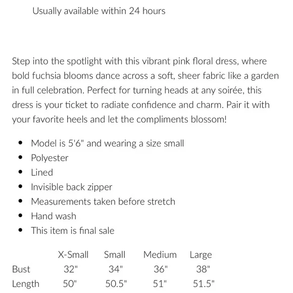 Elegant Pink Floral Maxi Dress - Picture 4 of 5